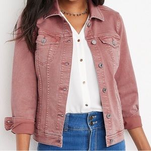 Maurice’s Jean Jacket Size M Vintage Blush
